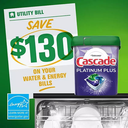 Cascade Platinum Plus ActionPacs Dishwasher Detergent Pacs, Fresh Scent - Ultimate Online Deals