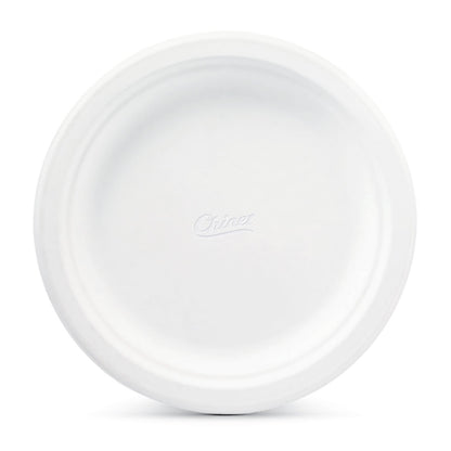 Chinet Classic White, Round All Occasion Fiber Plates, 8.75 Inch, 100 Count - Ultimate Online Deals