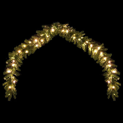 Christmas Garland with LED Lights - 16 ft - Ultimate Online Deals