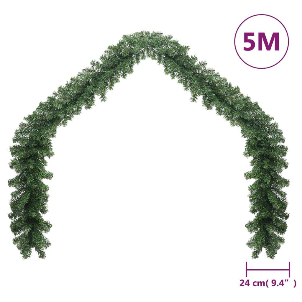 Christmas Garland with LED Lights - 16 ft - Ultimate Online Deals