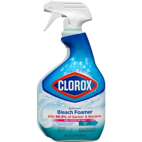 Clorox Bleach Foamer Bathroom Cleaner, 30 Fl Oz (Pack of 2) - Ultimate Online Deals