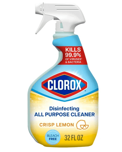 Clorox Disinfecting Bleach - Free All Purpose Cleaner, Crisp Lemon (32 fl oz) - Available in 2, 4, 6, 9, and 12 Packs - Ultimate Online Deals