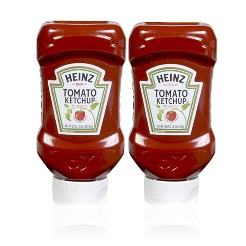 Concession Essentials Heinz Squeeze Bottles Ketchup, 20 Oz Squeeze Bottle, Pack of Two. Total 40 Ounces - Ultimate Online Deals