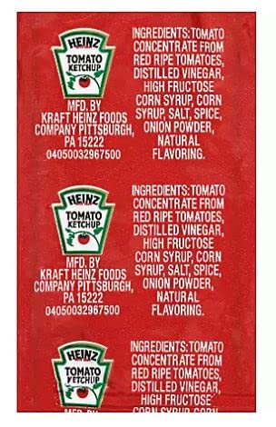 Concession Essentials Ketchup - Heinz Single Serve Packages .32 Ounces (Pack of 200) - Ultimate Online Deals