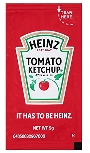 Concession Essentials Ketchup - Heinz Single Serve Packages .32 Ounces (Pack of 200) - Ultimate Online Deals