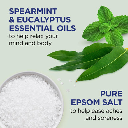 Dr Teal's Pure Epsom Salt, Relax & Relief With Eucalyptus And Spearmint, 3 lb (Pack of 4) (Packaging May Vary) - Ultimate Online Deals