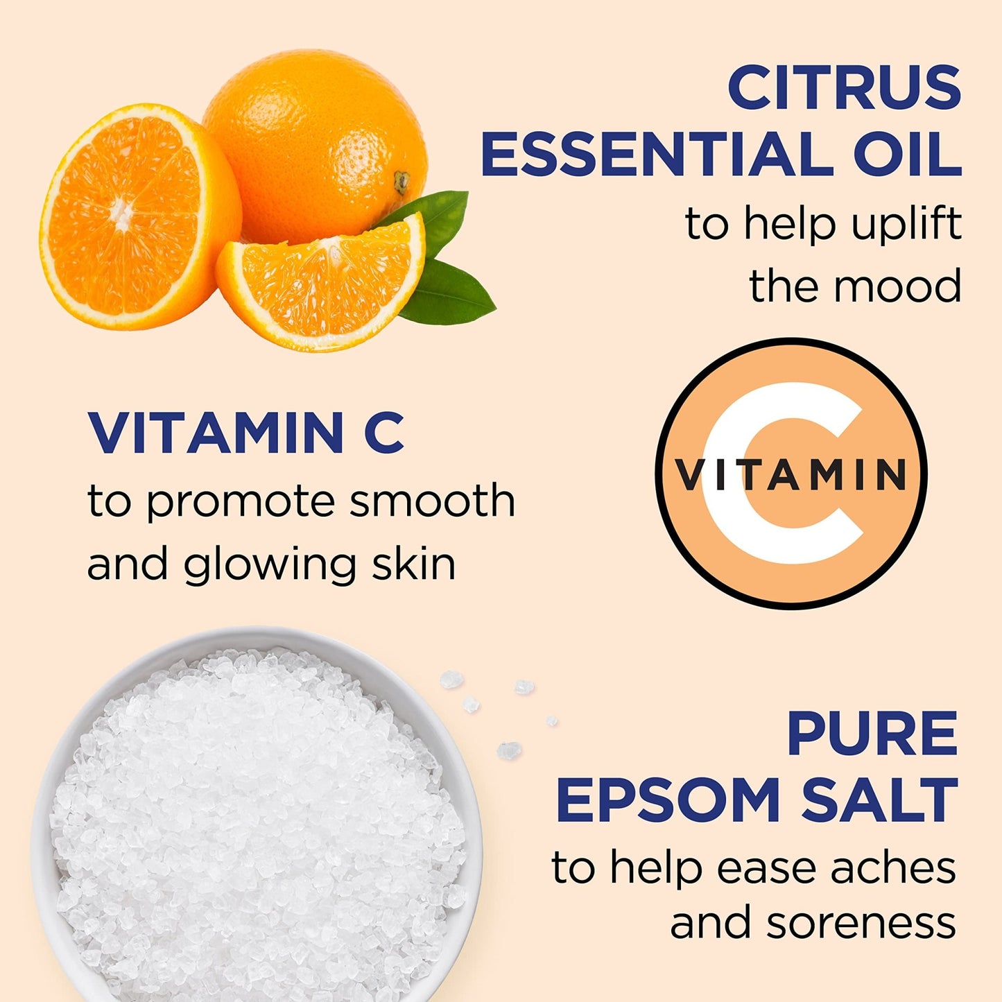 Dr Teal's Pure Epsom Salt Soak, Glow & Radiance with Vitamin C & Citrus Essential Oils, 3 lbs (Pack of 4) (Packaging May Vary) - Ultimate Online Deals