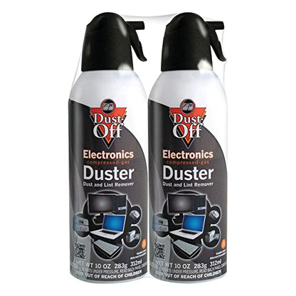 Dust - Off Compressed Gas Dusters, 10 Oz, Pack Of 2 - Ultimate Online Deals