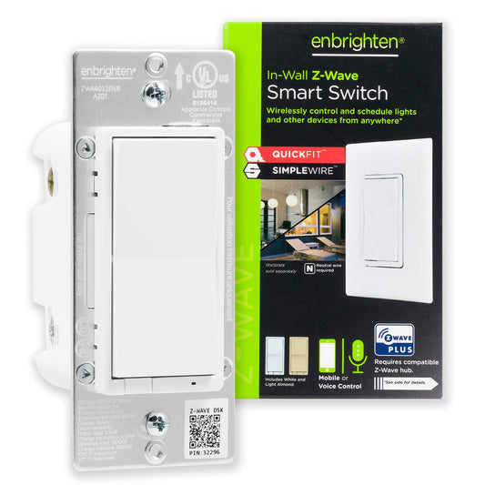 Enbrighten in - Wall Smart Light Switch with QuickFit and SimpleWire - Ultimate Online Deals