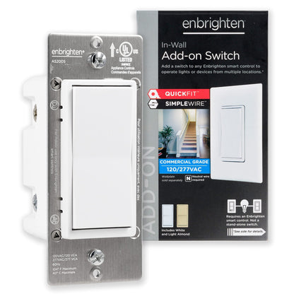 Enbrighten in - Wall Smart Light Switch with QuickFit and SimpleWire - Ultimate Online Deals