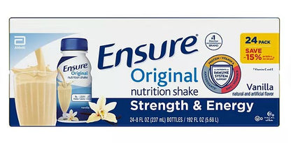 Ensure Original Nutrition Shake, Vanilla 8 fl. oz., 24 ct. - Ultimate Online Deals