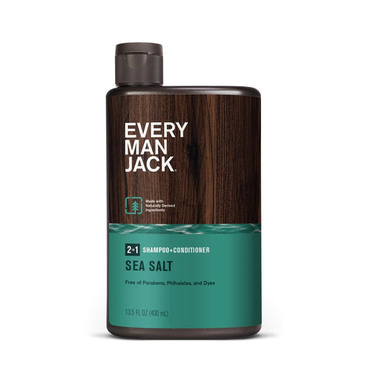 EVERY MAN JACK Sea Salt 2 in 1 Shampoo, 13.5 FZ - Ultimate Online Deals