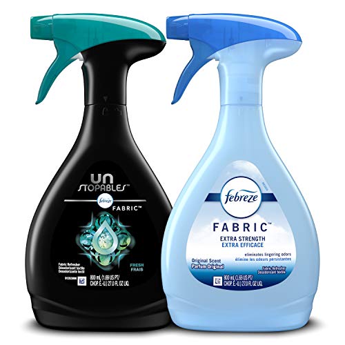 Febreze Fabric Refresher, Odor Eliminator Extra Strength + Unstopables, Fresh Scent, 2 Count - Ultimate Online Deals