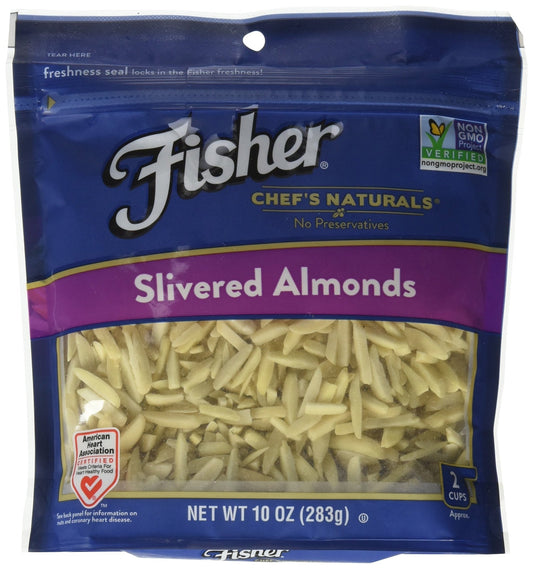 Fisher Slivered Almonds, Natural, 10 oz (Pack of 7) - Ultimate Online Deals