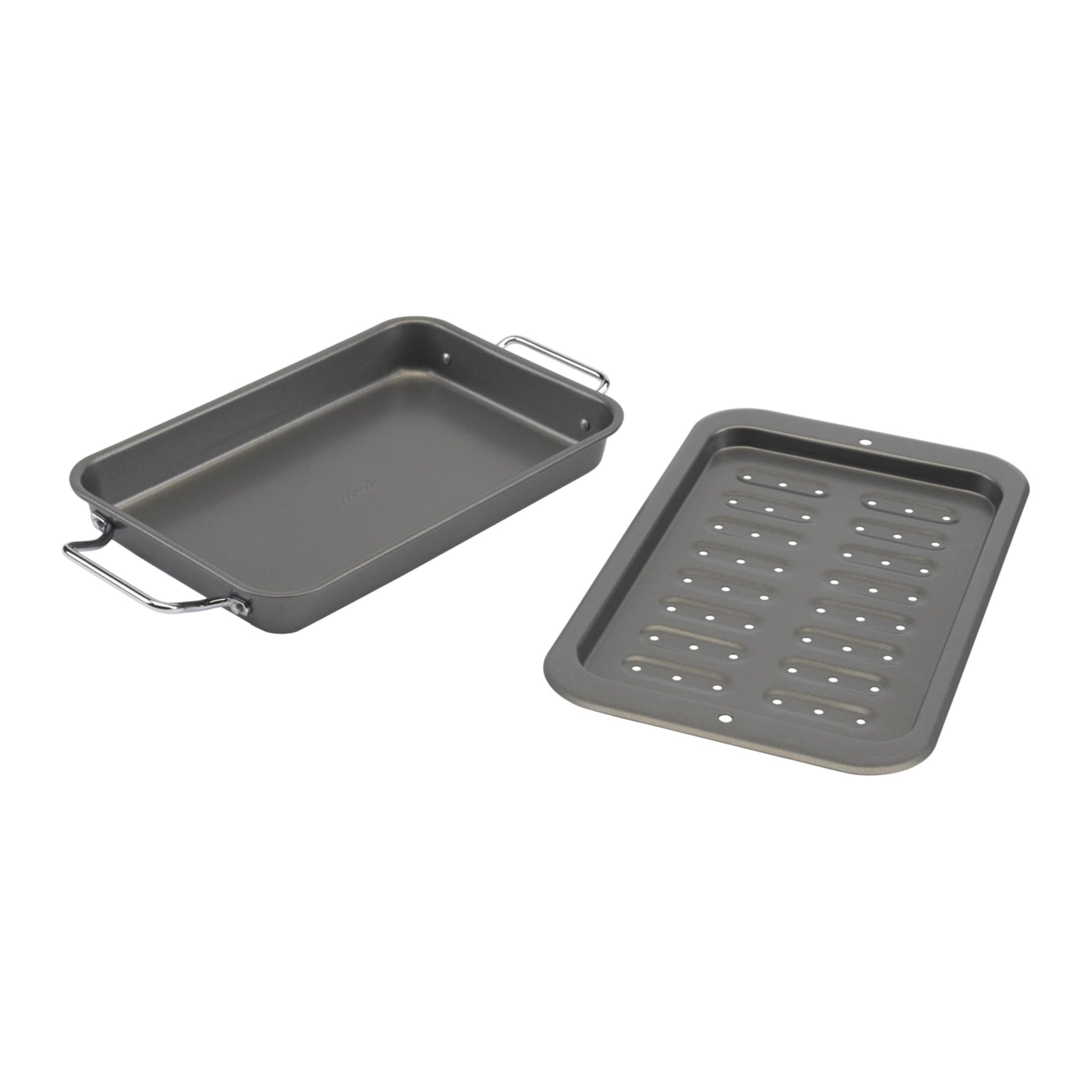 Goodcook Everyday Nonstick Steel Broiler Pan, 7" x 11", Gray - Ultimate Online Deals