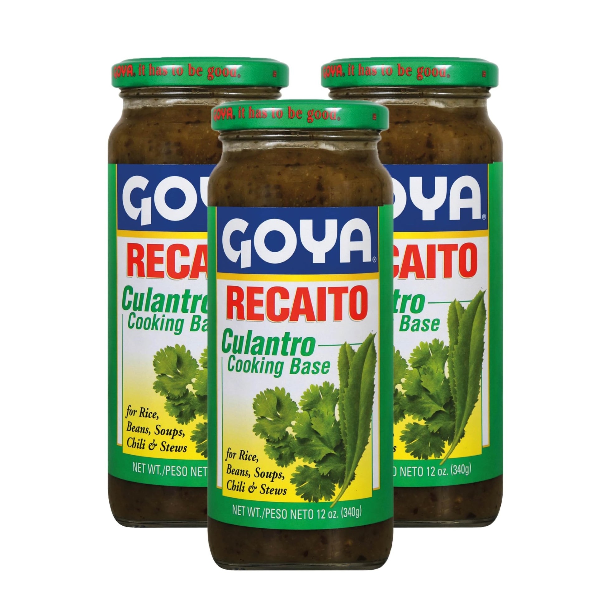 Goya Recaito Culantro Base Cooking 12 Ounces (Pack of 3) - Ultimate Online Deals