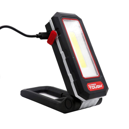 Hyper Tough 1000 - Lumen Rechargeable LED Work Light 180° ROTATABLE & Foldable | Magnetic Base - Ultimate Online Deals