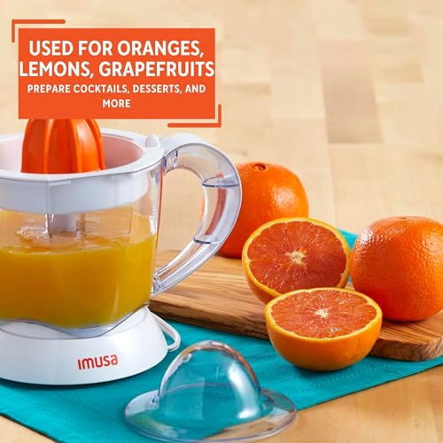 IMUSA 34oz Electric Citrus Juicer, White - Ultimate Online Deals