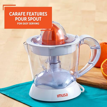 IMUSA 34oz Electric Citrus Juicer, White - Ultimate Online Deals