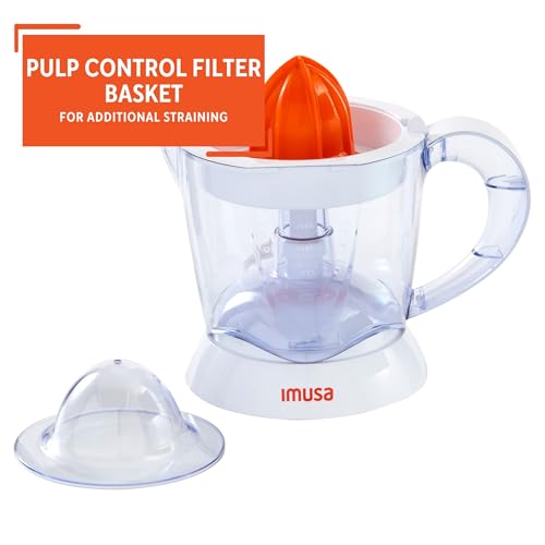 IMUSA 34oz Electric Citrus Juicer, White - Ultimate Online Deals