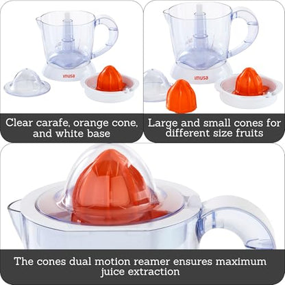 IMUSA 34oz Electric Citrus Juicer, White - Ultimate Online Deals