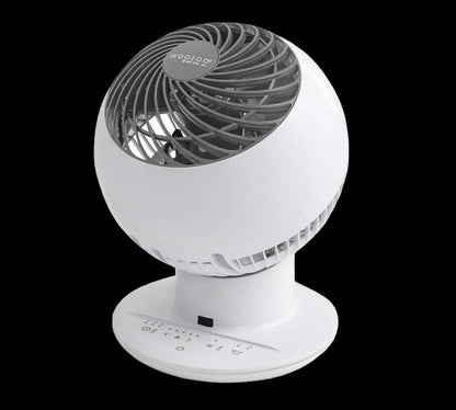 IRIS Woozoo Globe Multi - Directional 5 - Speed Oscillating Fan [2024 Model], Small, White - Ultimate Online Deals