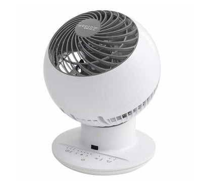 IRIS Woozoo Globe Multi - Directional 5 - Speed Oscillating Fan [2024 Model], Small, White - Ultimate Online Deals