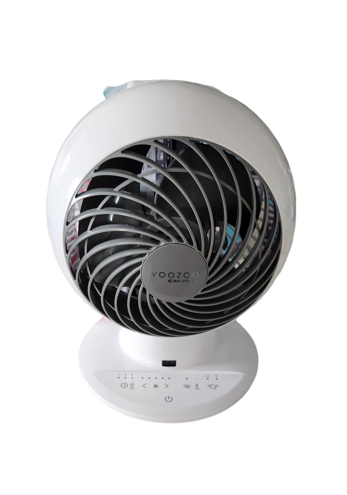 IRIS Woozoo Globe Multi - Directional 5 - Speed Oscillating Fan [2024 Model], Small, White - Ultimate Online Deals