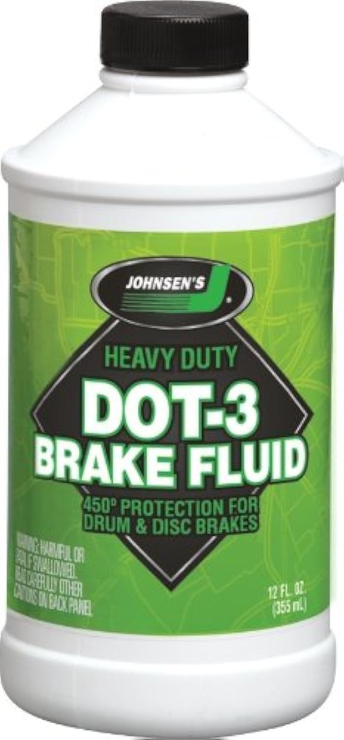 Johnsen's 2224 Premium DOT 3 Brake Fluid - 12 oz. - Ultimate Online Deals