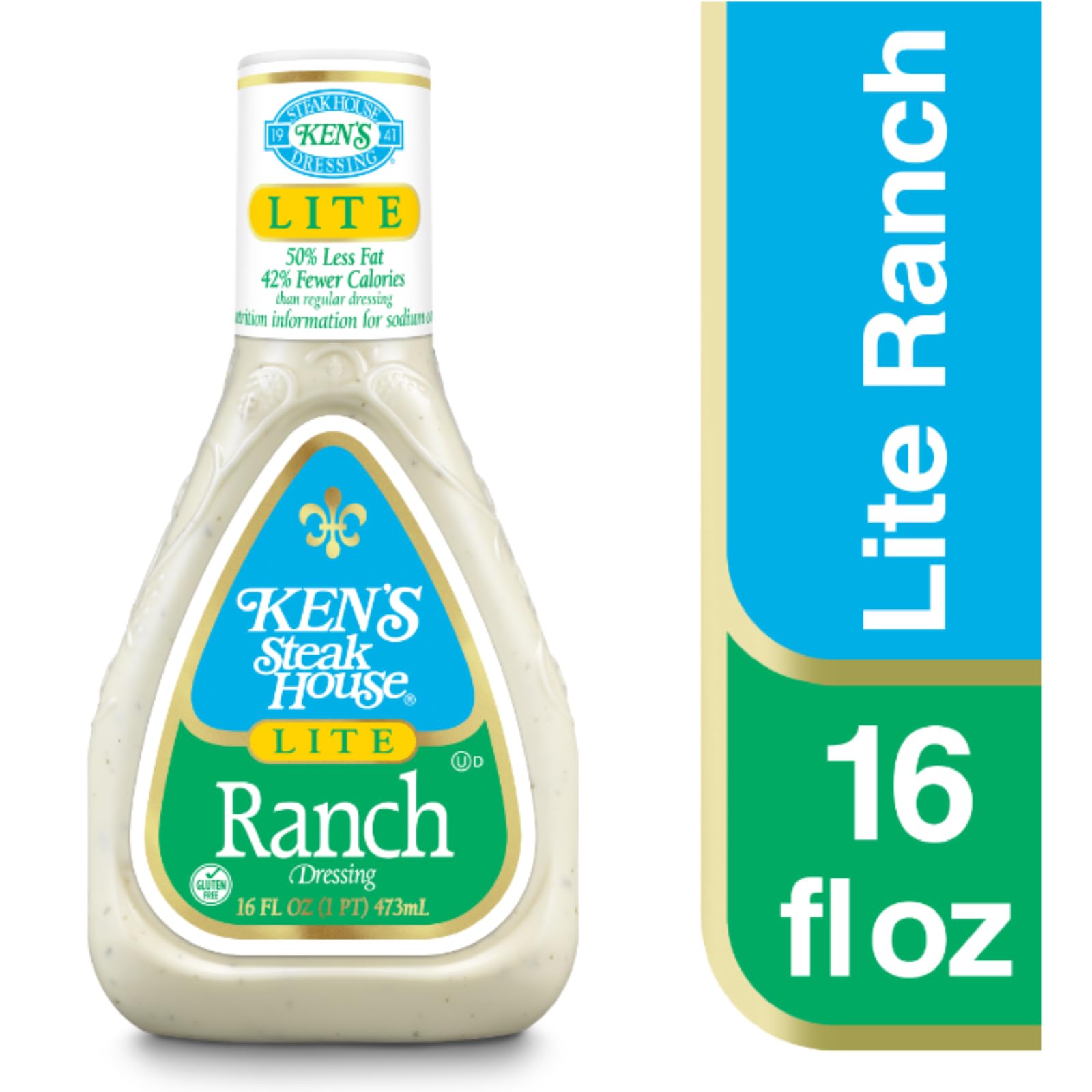 Ken's Steak House Lite Ranch Dressing,16 Fl Oz, (Pack of 2) - Ultimate Online Deals