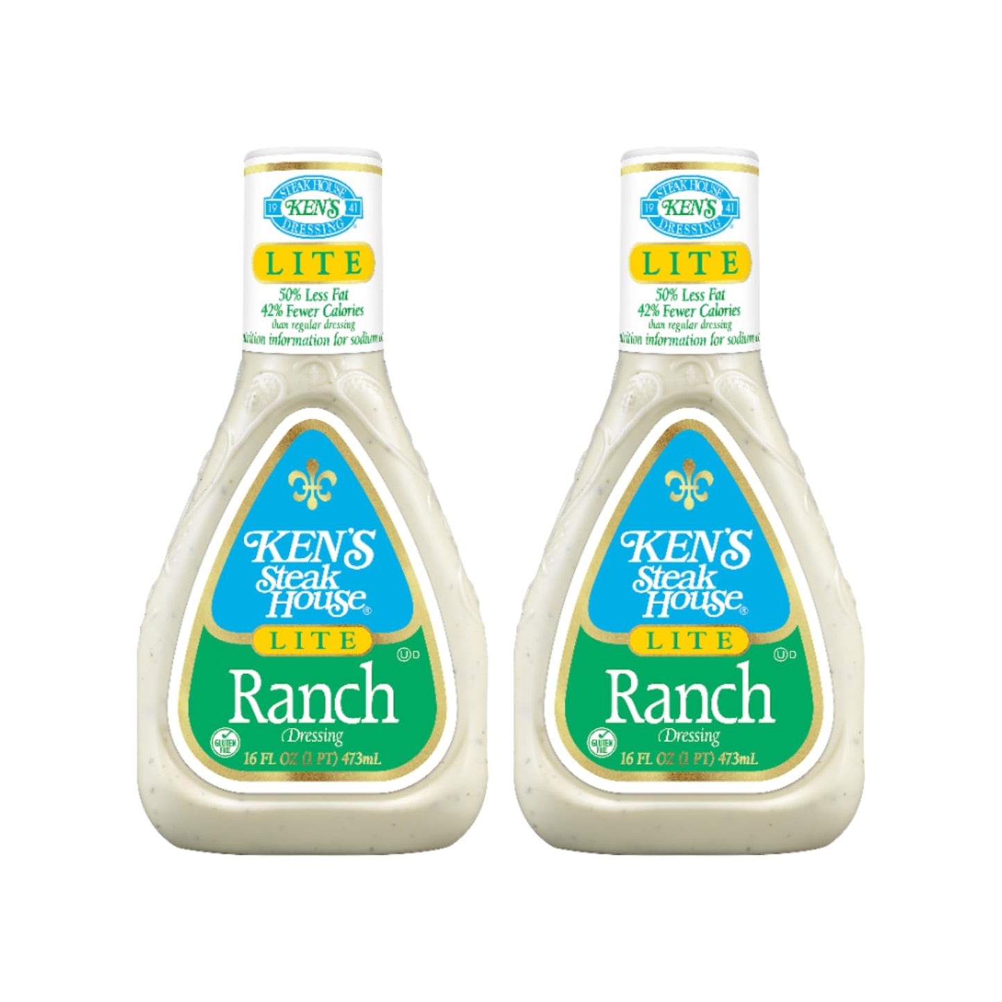 Ken's Steak House Lite Ranch Dressing,16 Fl Oz, (Pack of 2) - Ultimate Online Deals