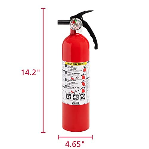 Kidde Fire Extinguisher for Home, 1 - A:10 - B:C, Dry Chemical Extinguisher, Red, Mounting Bracket Included, 6 Pack - Ultimate Online Deals