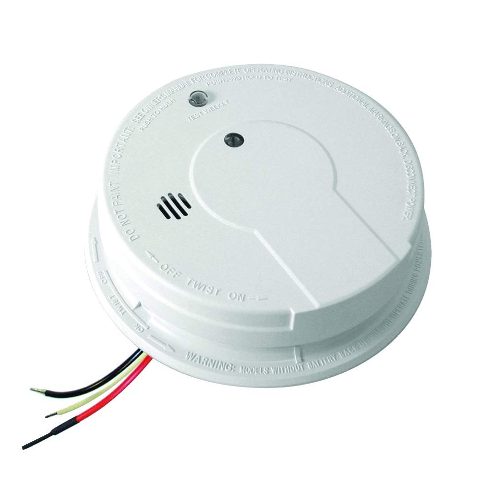 Kidde i12040 120V AC Wire - In Smoke Alarm with Battery Backup and Smart Hush - Ultimate Online Deals