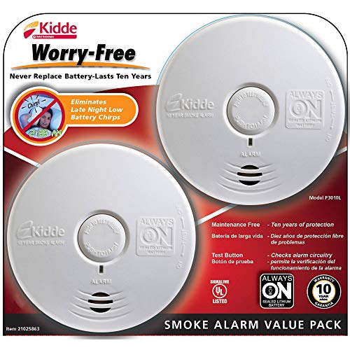 Kidde Worry - Free Smoke Alarm, 2 pk. - Ultimate Online Deals