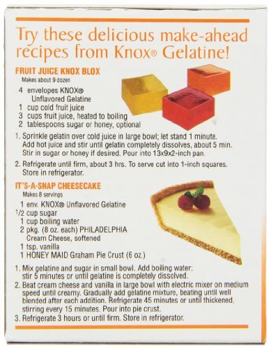 Knox Unflavored Gelatin, 4 Count (Pack of 12) - Ultimate Online Deals