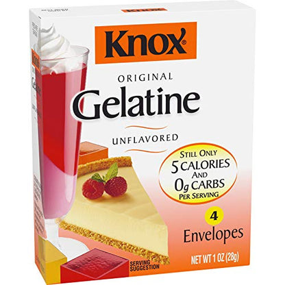 Knox Unflavored Gelatin, 4 Count (Pack of 12) - Ultimate Online Deals