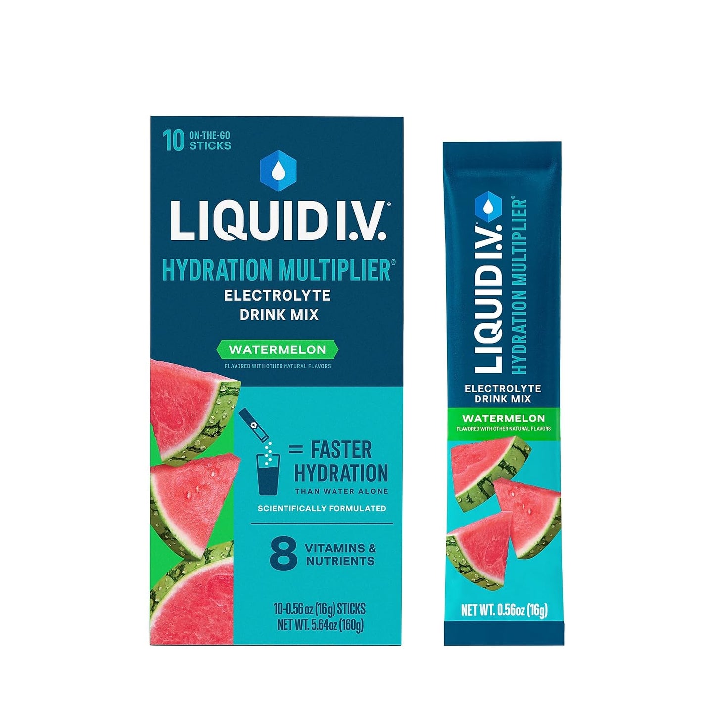 LIQUID IV Strawberry Hydration Electrolyte 10 Count, 0.56 OZ - Ultimate Online Deals