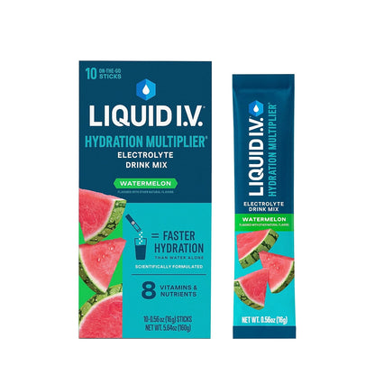 LIQUID IV Strawberry Hydration Electrolyte 10 Count, 0.56 OZ - Ultimate Online Deals