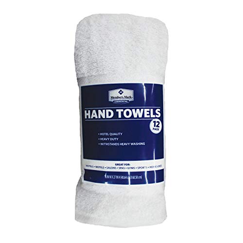 Member's Mark Commercial Hospitality Hand Towels, White, Set of 12 - Ultimate Online Deals