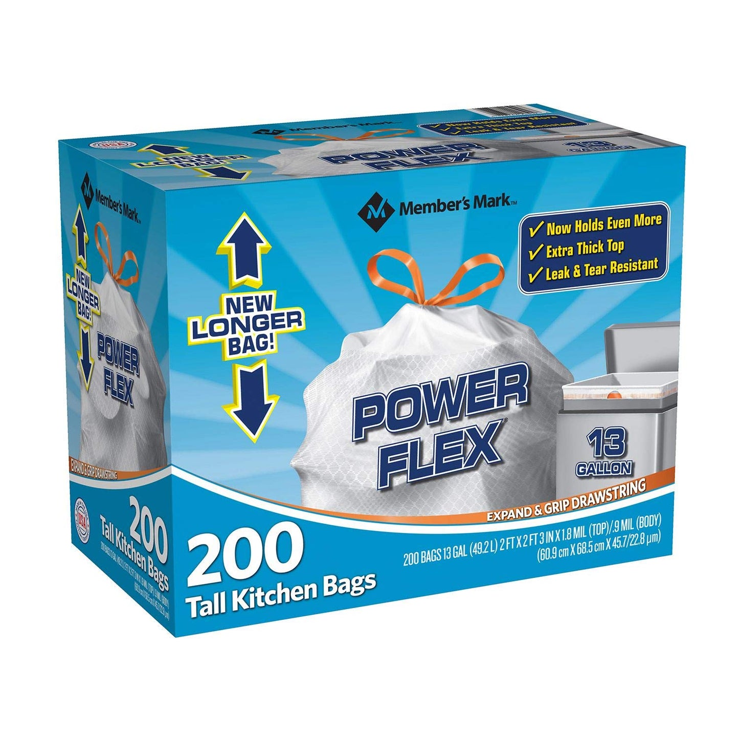 Member's Mark Power Flex Tall Kitchen Bags - Ultimate Online Deals