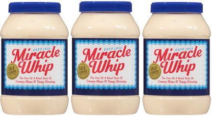 Miracle Whip Original Dressing, 30 fl oz Jar (3 jars) - Ultimate Online Deals