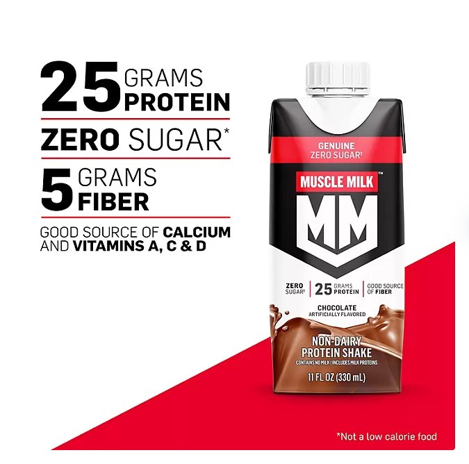 Muscle Milk 25g Genuine Protein Shake, Chocolate, 11 fl. oz., 18 pk. - Ultimate Online Deals