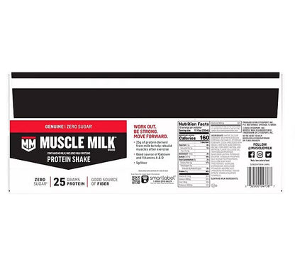 Muscle Milk 25g Genuine Protein Shake, Chocolate, 11 fl. oz., 18 pk. - Ultimate Online Deals