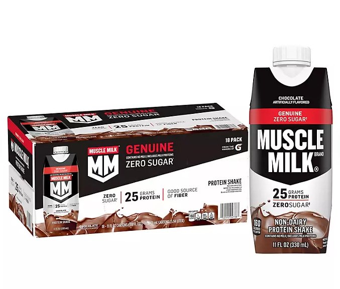 Muscle Milk 25g Genuine Protein Shake, Chocolate, 11 fl. oz., 18 pk. - Ultimate Online Deals