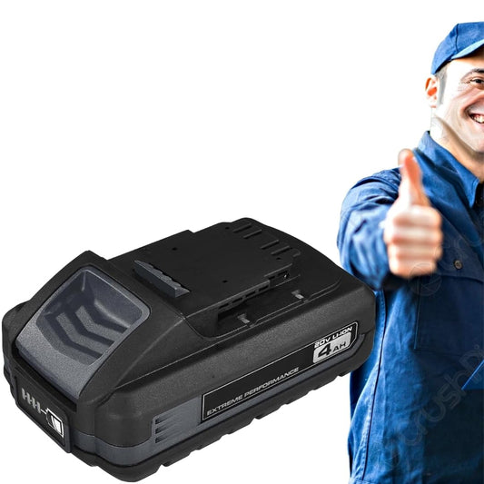 NEW!! Hercules 20V, 4.0 Ah Extreme Performance Lithium - Ion Compact Battery (HC044) - Up to 40% More Power and 65% More Runtime than Standard 2.5 Ah Pack - Works with All Hercules 20V Cordless Tools - Ultimate Online Deals