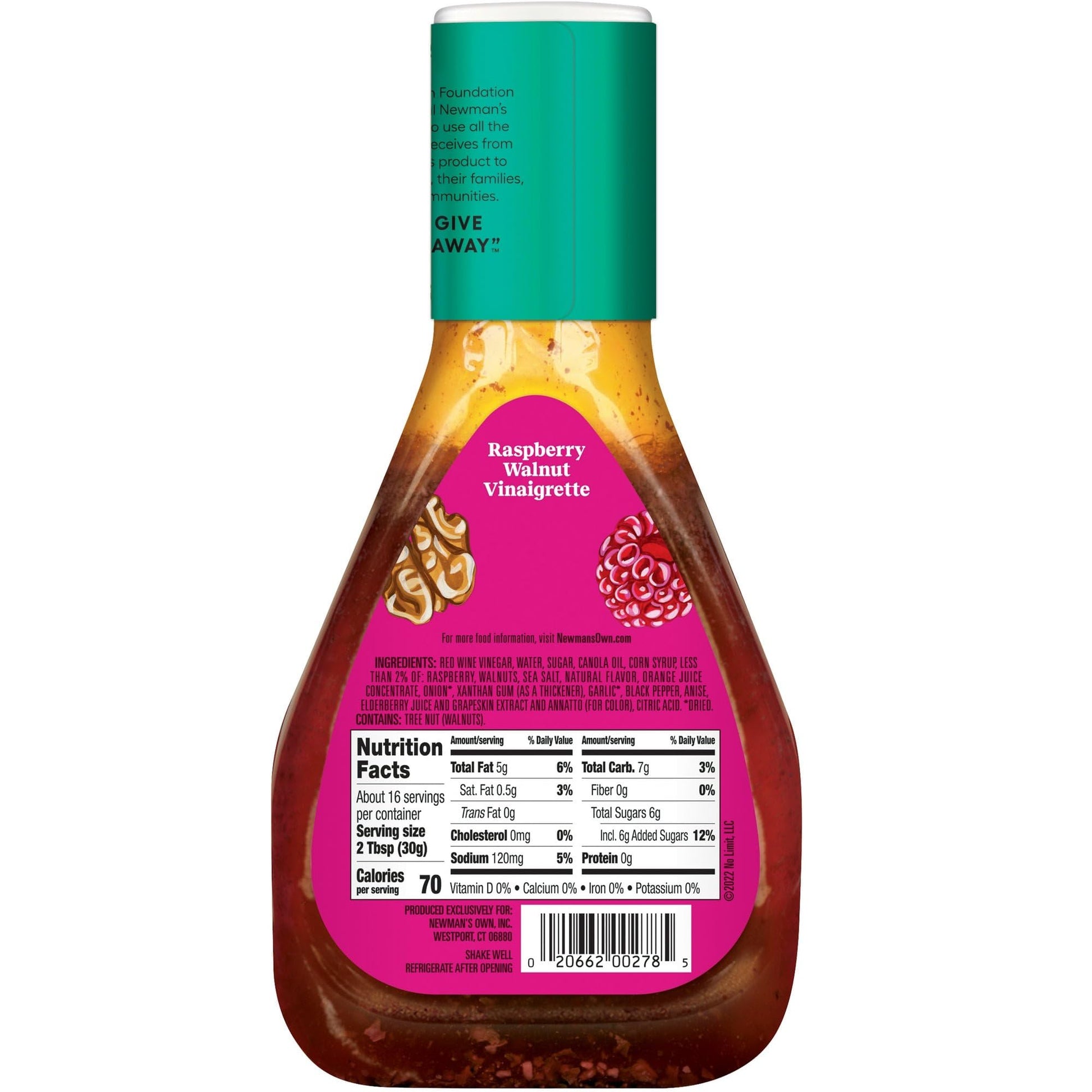 Newman's Own Raspberry Dressing - 16 oz - 2 pk - Ultimate Online Deals