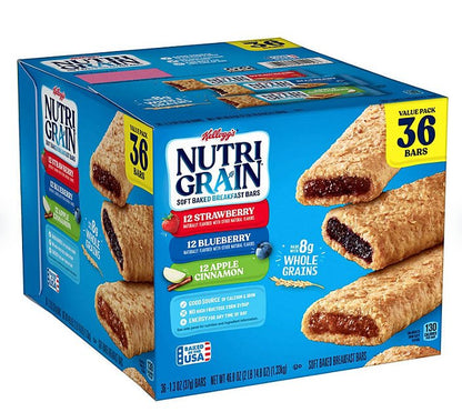 Nutri - Grain Bars Variety Pack, 1.3 oz., 36 pk - Ultimate Online Deals