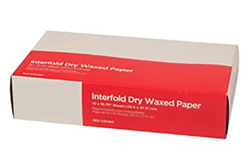 Perfect Stix (Gordon) Deli Wax Paper 10 - 500ct Deli Wax Paper, 10" x 10.75" (Pack of 500), White - Ultimate Online Deals