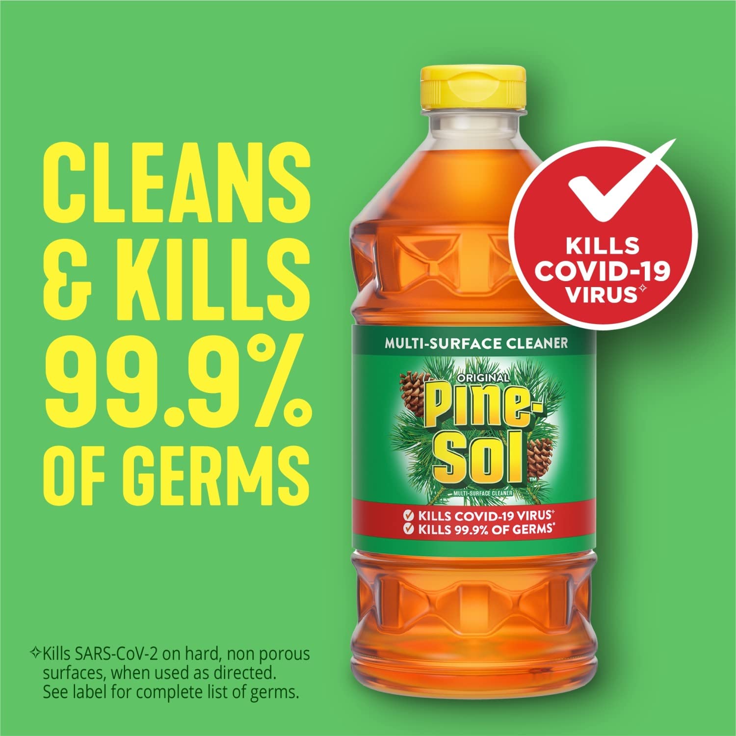 Pine - Sol All Purpose Multi - Surface Cleaner, Original Pine, 60 Ounces Each (Pack of 2) (Package May Vary) - Ultimate Online Deals