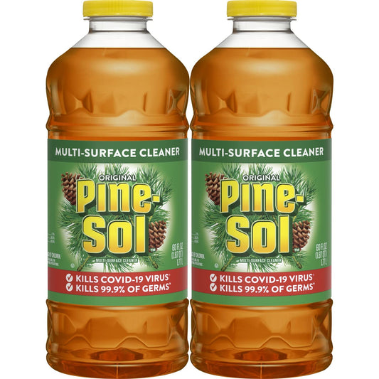 Pine - Sol All Purpose Multi - Surface Cleaner, Original Pine, 60 Ounces Each (Pack of 2) (Package May Vary) - Ultimate Online Deals